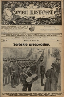 Nowości Illustrowane. 1913, nr 4