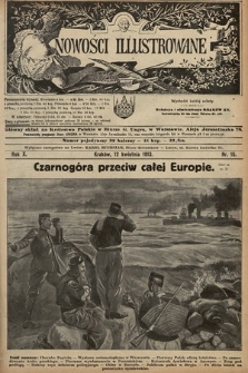 Nowości Illustrowane. 1913, nr 15