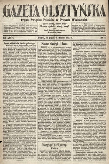 Gazeta Olsztyńska : organ Związku Polaków w Prusach Wschodnich. 1922, nr 5