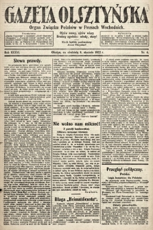 Gazeta Olsztyńska : organ Związku Polaków w Prusach Wschodnich. 1922, nr 6