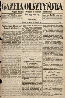Gazeta Olsztyńska : organ Związku Polaków w Prusach Wschodnich. 1922, nr 7