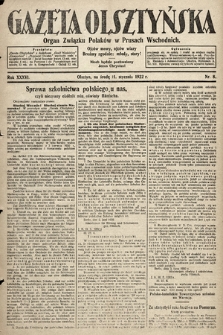 Gazeta Olsztyńska : organ Związku Polaków w Prusach Wschodnich. 1922, nr 8