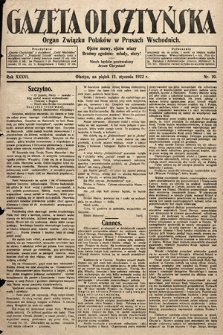 Gazeta Olsztyńska : organ Związku Polaków w Prusach Wschodnich. 1922, nr 10