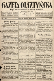 Gazeta Olsztyńska : organ Związku Polaków w Prusach Wschodnich. 1922, nr 11