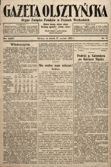 Gazeta Olsztyńska : organ Związku Polaków w Prusach Wschodnich. 1922, nr 13