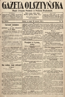 Gazeta Olsztyńska : organ Związku Polaków w Prusach Wschodnich. 1922, nr 16