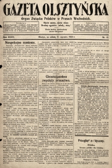 Gazeta Olsztyńska : organ Związku Polaków w Prusach Wschodnich. 1922, nr 17