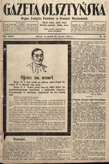 Gazeta Olsztyńska : organ Związku Polaków w Prusach Wschodnich. 1922, nr 19