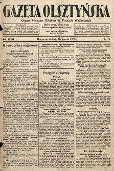Gazeta Olsztyńska : organ Związku Polaków w Prusach Wschodnich. 1922, nr 24