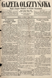 Gazeta Olsztyńska : organ Związku Polaków w Prusach Wschodnich. 1922, nr 29