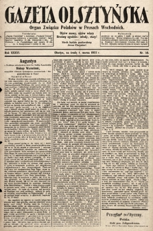 Gazeta Olsztyńska : organ Związku Polaków w Prusach Wschodnich. 1922, nr 50