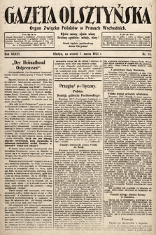 Gazeta Olsztyńska : organ Związku Polaków w Prusach Wschodnich. 1922, nr 55