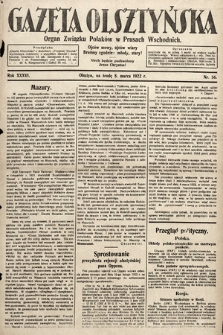 Gazeta Olsztyńska : organ Związku Polaków w Prusach Wschodnich. 1922, nr 56