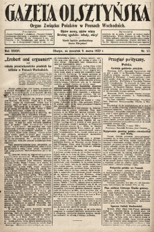 Gazeta Olsztyńska : organ Związku Polaków w Prusach Wschodnich. 1922, nr 57