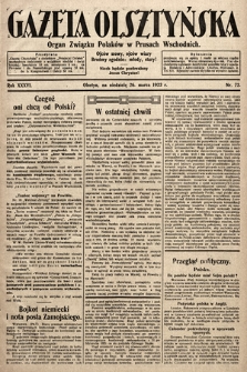 Gazeta Olsztyńska : organ Związku Polaków w Prusach Wschodnich. 1922, nr 72