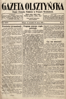Gazeta Olsztyńska : organ Związku Polaków w Prusach Wschodnich. 1922, nr 75