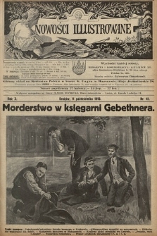 Nowości Illustrowane. 1913, nr 41