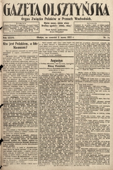 Gazeta Olsztyńska : organ Związku Polaków w Prusach Wschodnich. 1922, nr 51