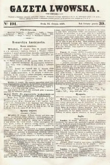 Gazeta Lwowska. 1850, nr 191