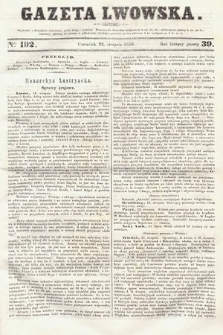 Gazeta Lwowska. 1850, nr 192