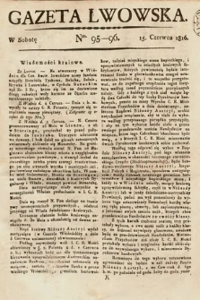 Gazeta Lwowska. 1816, nr 95/96