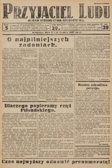 Przyjaciel Ludu : organ Stronnictwa Chłopskiego. 1927, nr 5