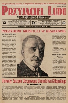 Przyjaciel Ludu : organ Stronnictwa Chłopskiego. 1927, nr 41