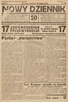 Nowy Dziennik. 1928, nr 43