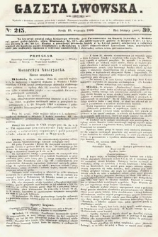 Gazeta Lwowska. 1850, nr 215