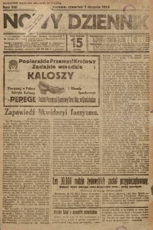 Nowy Dziennik. 1925, nr 1