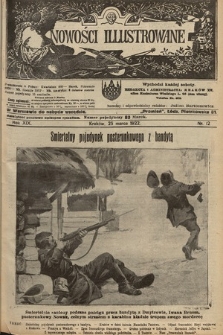 Nowości Illustrowane. 1922, nr 12