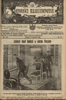 Nowości Illustrowane. 1922, nr 14