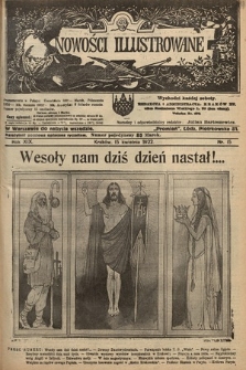 Nowości Illustrowane. 1922, nr 15