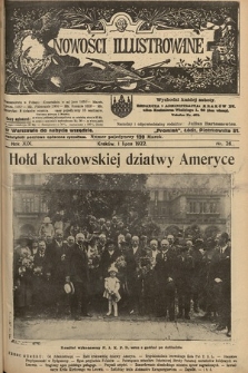 Nowości Illustrowane. 1922, nr 26