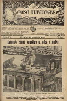 Nowości Illustrowane. 1922, nr 38