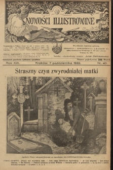 Nowości Illustrowane. 1922, nr 40