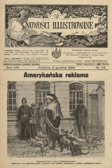 Nowości Illustrowane. 1922, nr 43