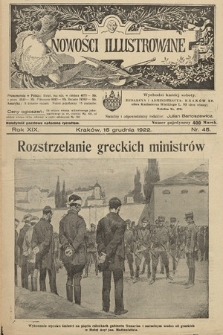 Nowości Illustrowane. 1922, nr 45