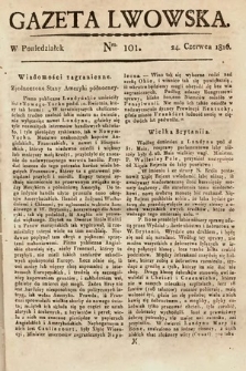 Gazeta Lwowska. 1816, nr 101