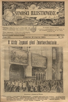 Nowości Illustrowane. 1923, nr 13