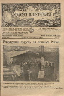 Nowości Illustrowane. 1923, nr 14