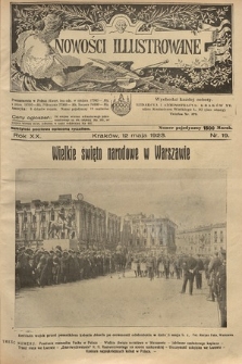 Nowości Illustrowane. 1923, nr 19