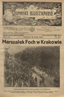 Nowości Illustrowane. 1923, nr 20