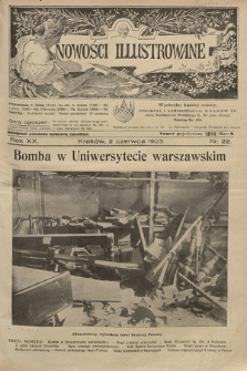 Nowości Illustrowane. 1923, nr 22