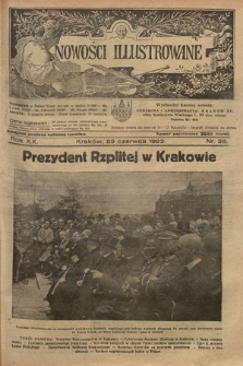 Nowości Illustrowane. 1923, nr 25