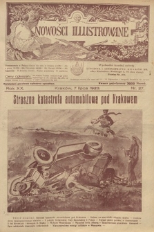 Nowości Illustrowane. 1923, nr 27
