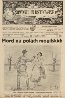 Nowości Illustrowane. 1923, nr 38