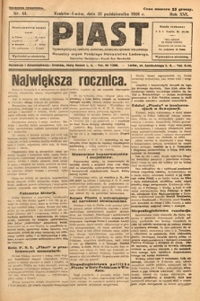 Piast : tygodnik polityczny, społeczny, oświatowy, poświęcony sprawom ludu polskiego : Naczelny organ Polskiego Stronnictwa Ludowego. 1928, nr 44