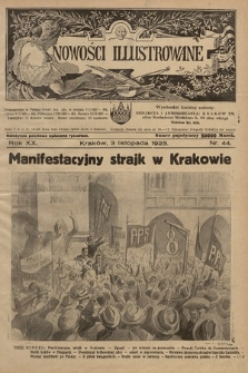 Nowości Illustrowane. 1923, nr 44