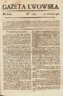 Gazeta Lwowska. 1816, nr 102
